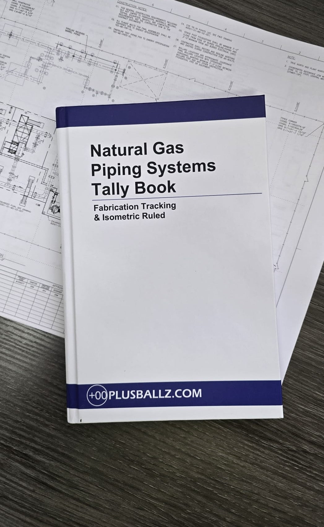 Natural Gas Piping Systems Tally Book cover by Plusballz