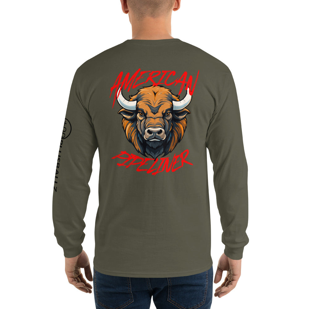 Brown Buffalo Long Sleeve — Red — product photo