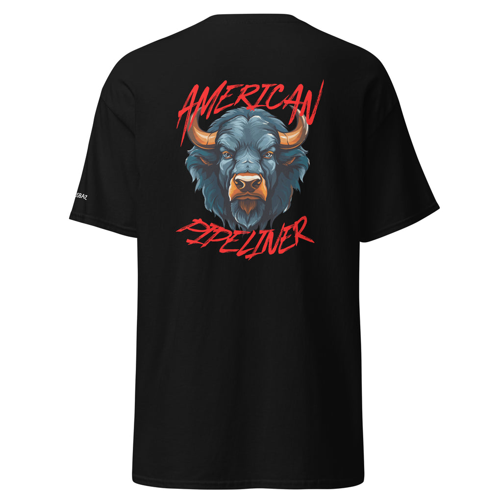 Blue Bull T-Shirt — Black — product photo