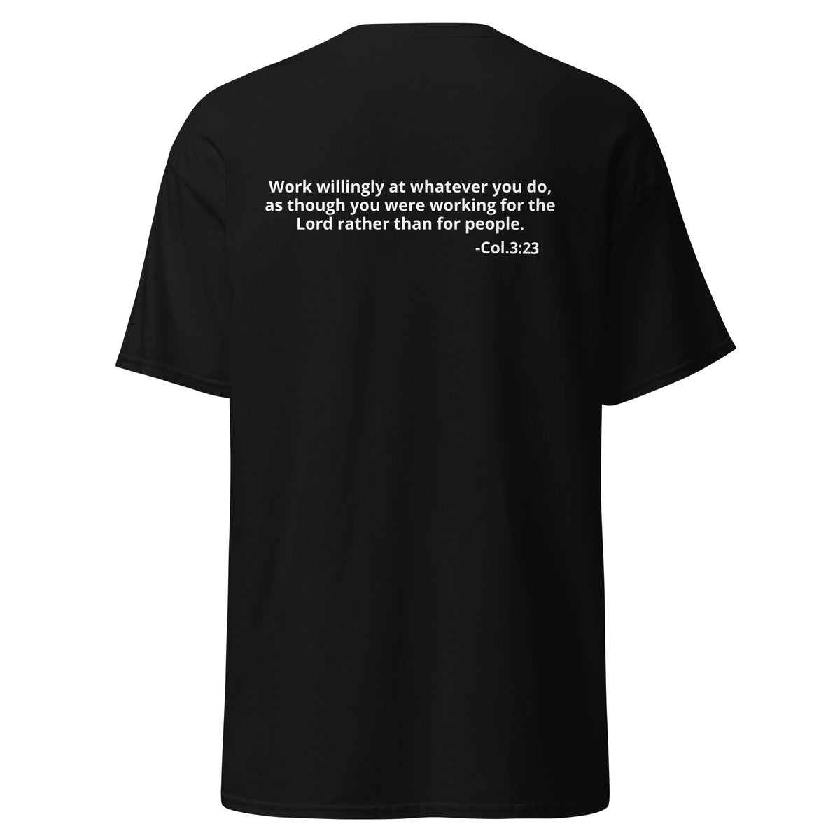 Col. 3:23 T-Shirt — product photo