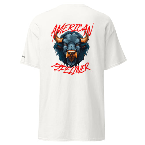 Blue Bull T-Shirt — White — product photo